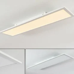 Plafonnier Salmi LED Blanc, 1 lumière