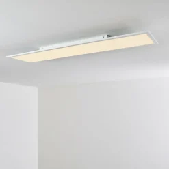 Plafonnier Salmi LED Blanc, 1 lumière