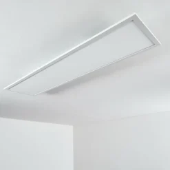 Plafonnier Salmi LED Blanc, 1 lumière, Télécommandes