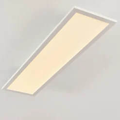Plafonnier Salmi LED Blanc, 1 lumière, Télécommandes