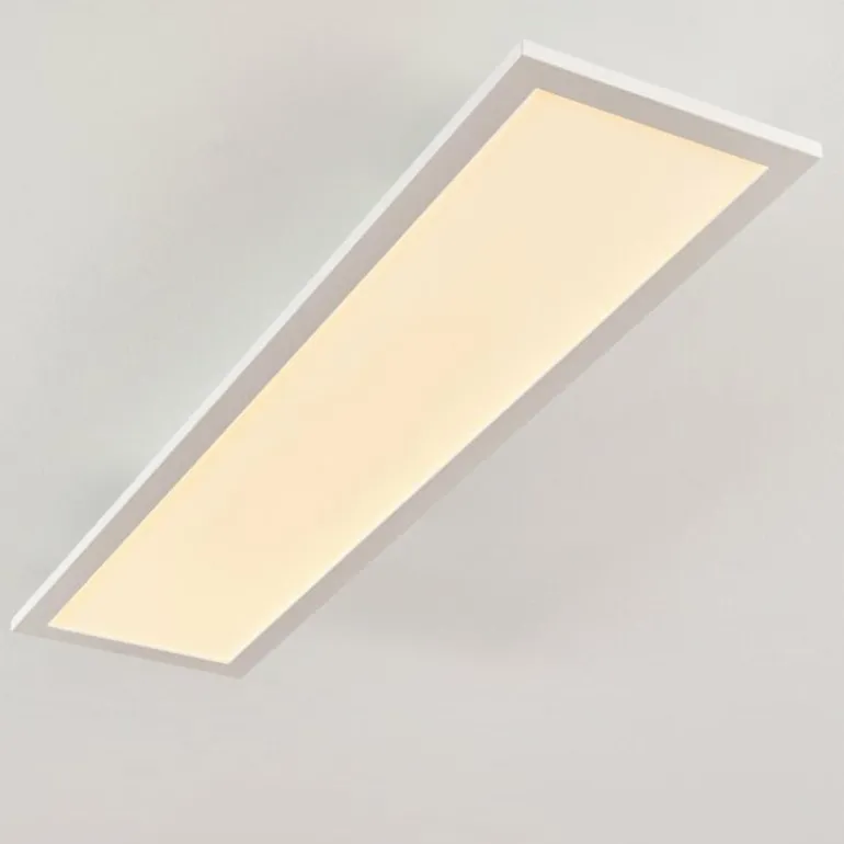 Plafonnier Salmi LED Blanc, 1 lumière, Télécommandes