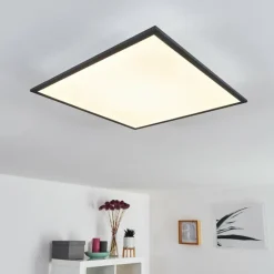 Plafonnier Salmi LED Gris, Blanc, 1 lumière