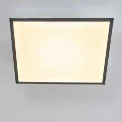 Plafonnier Salmi LED Gris, Blanc, 1 lumière