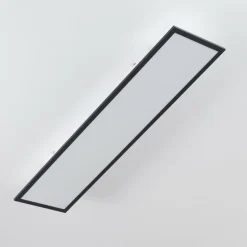 Plafonnier Salmi LED Noir, Blanc, 1 lumière