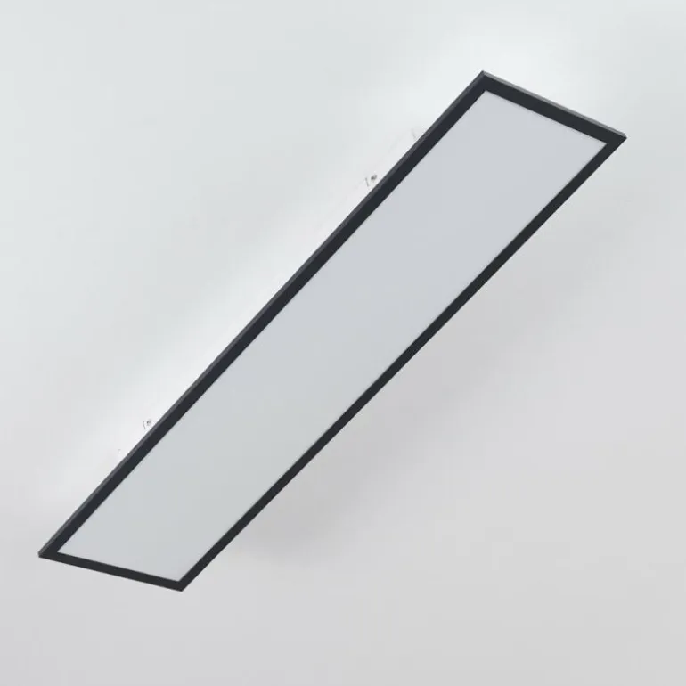 Plafonnier Salmi LED Noir, Blanc, 1 lumière