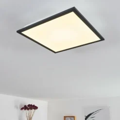 Plafonnier Salmi LED Noir, Blanc, 1 lumière