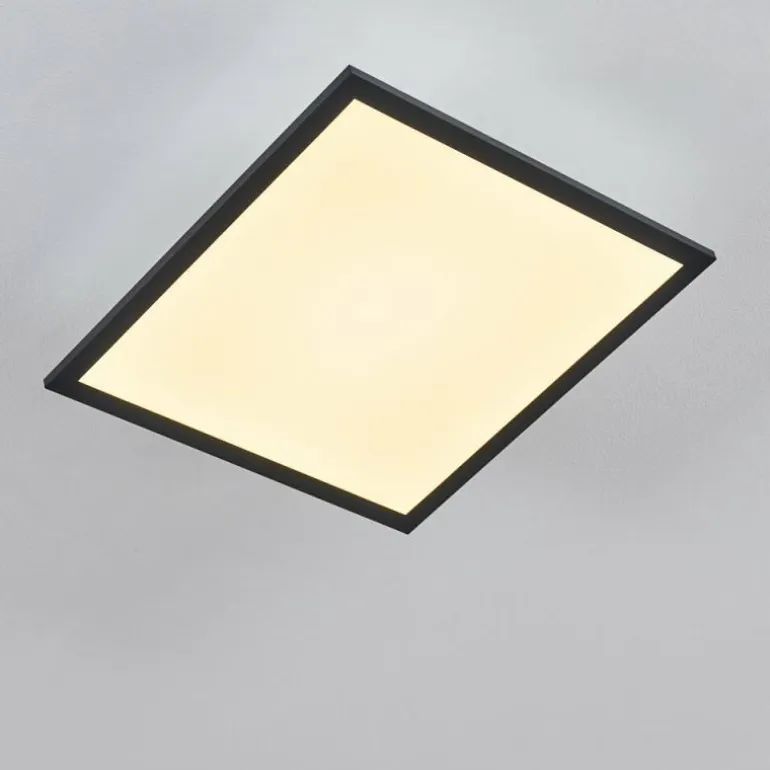 Plafonnier Salmi LED Noir, Blanc, 1 lumière