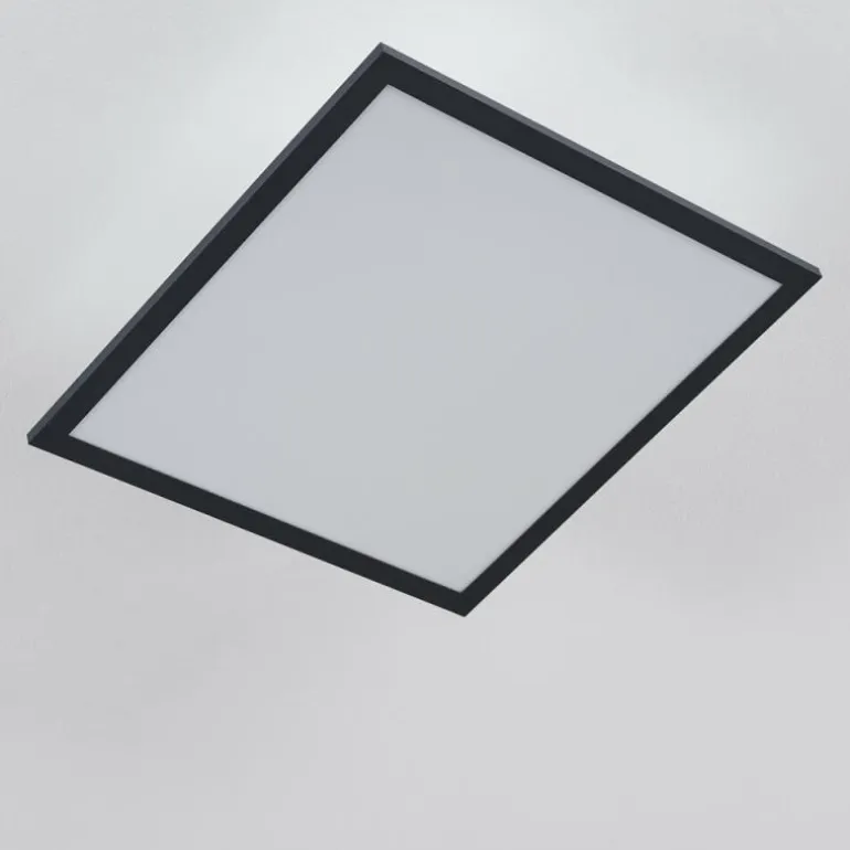 Plafonnier Salmi LED Noir, Blanc, 1 lumière