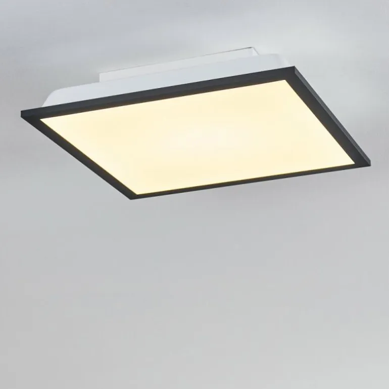 Plafonnier Salmi LED Noir, Blanc, 1 lumière