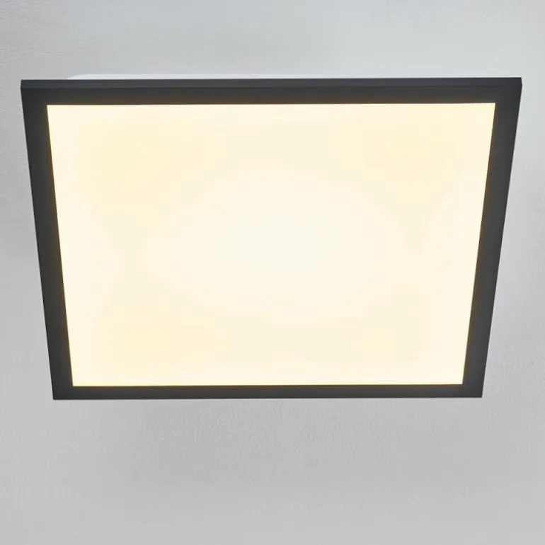 Plafonnier Salmi LED Noir, Blanc, 1 lumière