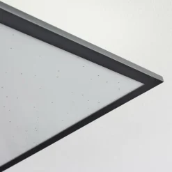 Plafonnier Salmi LED Noir, Blanc, 1 lumière