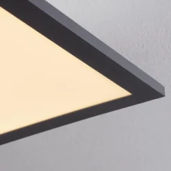 Plafonnier Salmi LED Noir, Blanc, 1 lumière