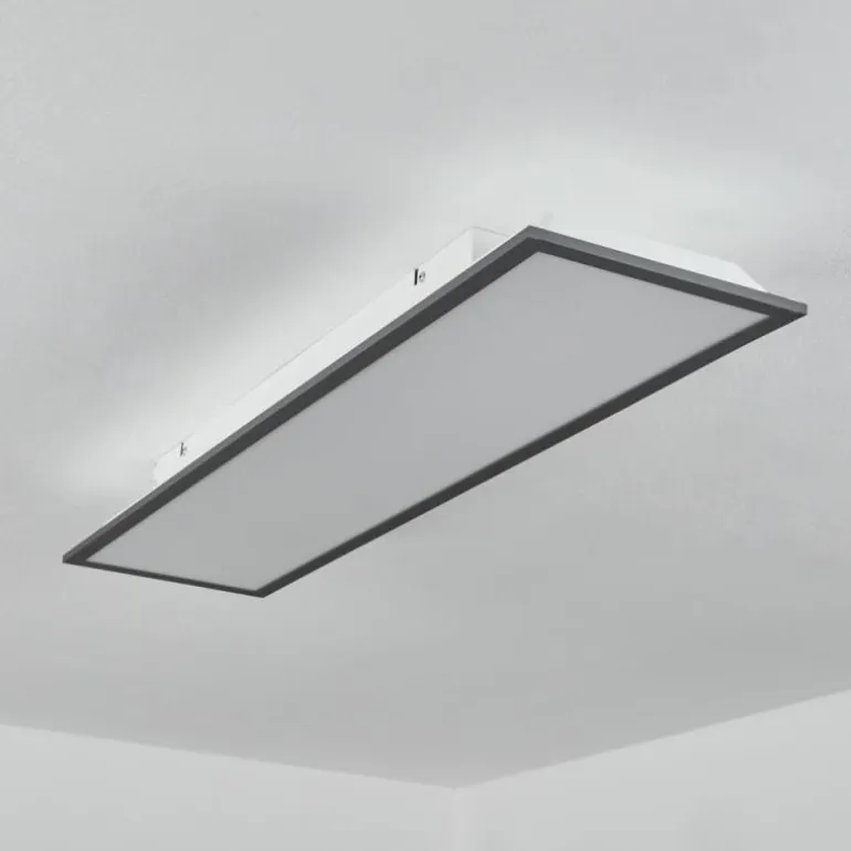 Plafonnier Salmi LED Noir, Blanc, 1 lumière