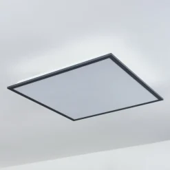 Plafonnier Salmi LED Noir, Blanc, 2 lumières