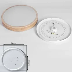 Plafonnier Samaira LED Blanc, 1 lumière