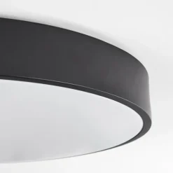 Plafonnier Samaira LED Blanc, 1 lumière, Télécommandes