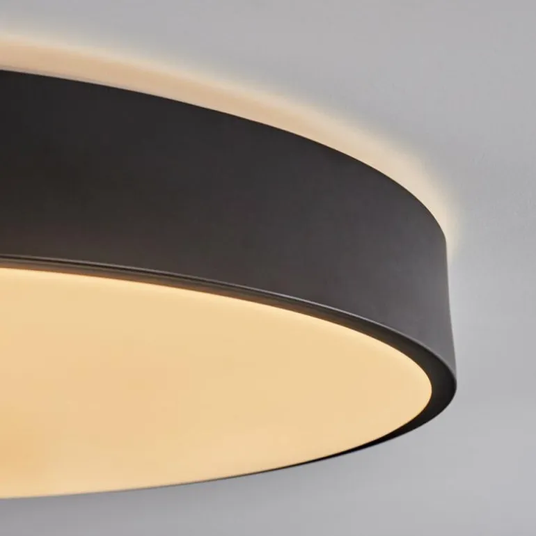 Plafonnier Samaira LED Blanc, 1 lumière, Télécommandes