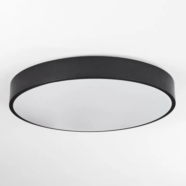 Plafonnier Samaira LED Blanc, 1 lumière, Télécommandes
