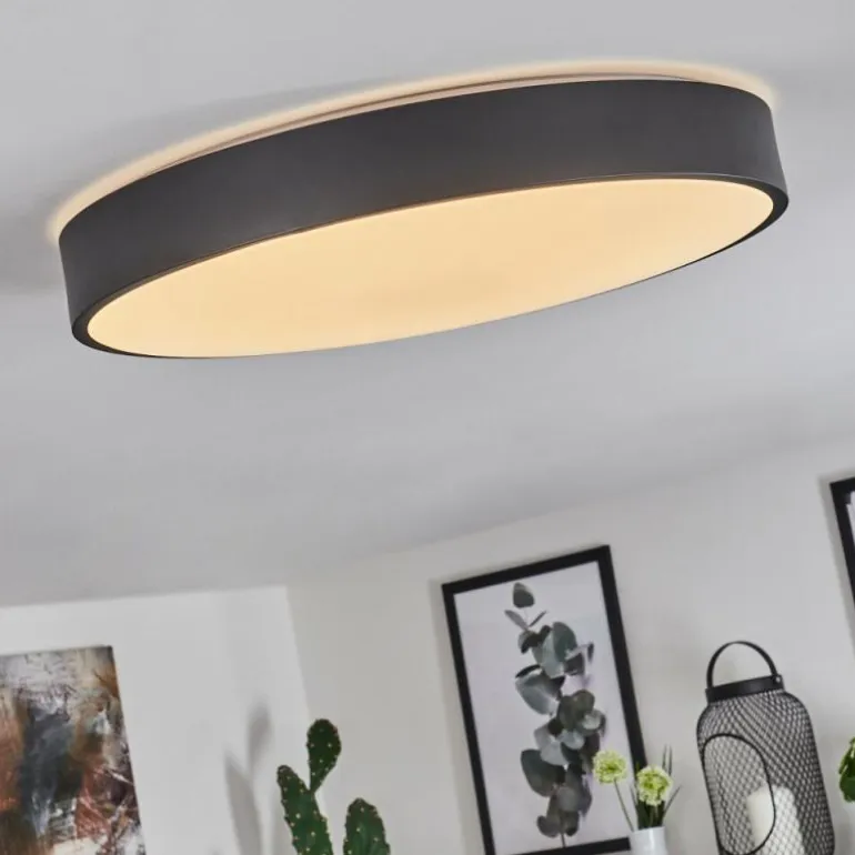 Plafonnier Samaira LED Blanc, 1 lumière, Télécommandes