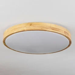 Plafonnier Samaira LED Écru, 1 lumière, Télécommandes