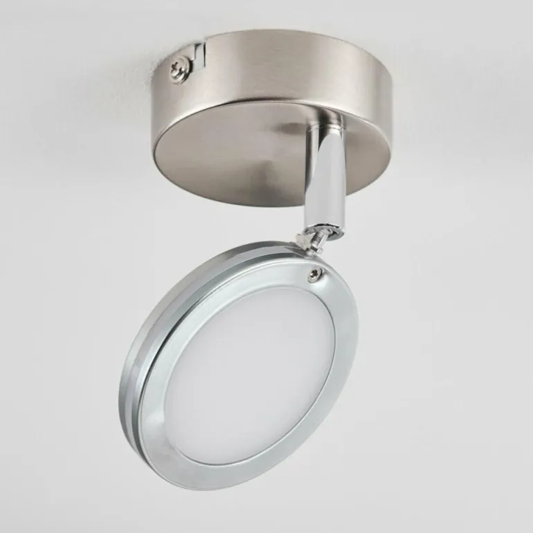 Plafonnier Sarnadinha LED Nickel mat, 1 lumière