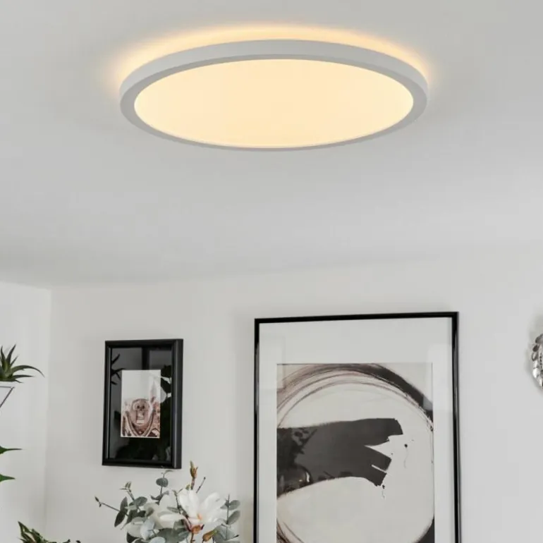 Plafonnier Sasinhosa LED Blanc, 1 lumière, Télécommandes