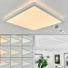 Plafonnier Sasinhosa LED Blanc, 1 lumière, Télécommandes