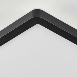 Plafonnier Sasinhosa LED Noir, 1 lumière, Télécommandes