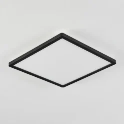Plafonnier Sasinhosa LED Noir, 1 lumière, Télécommandes