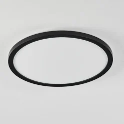 Plafonnier Sasinhosa LED Noir, 1 lumière, Télécommandes