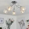 Plafonnier Saxeten Chrome, 5 lumières