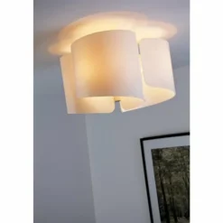 Plafonnier Selene Blanc, 3 lumières