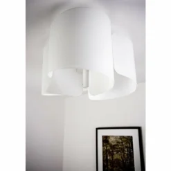 Plafonnier Selene Blanc, 3 lumières