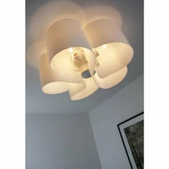 Plafonnier Selene Blanc, 5 lumières