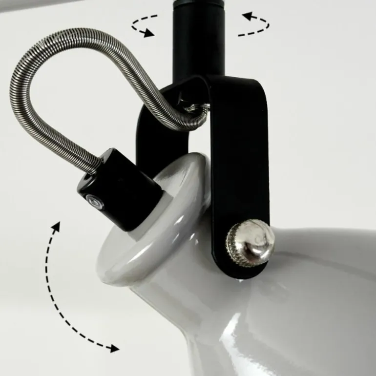 Plafonnier Selki Gris, 4 lumières