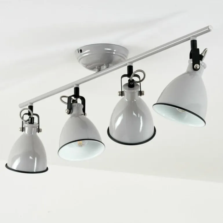 Plafonnier Selki Gris, 4 lumières