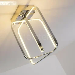 Plafonnier Sepino LED Chrome, 1 lumière