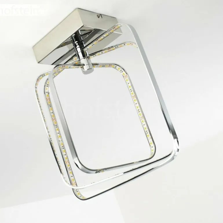 Plafonnier Sepino LED Chrome, 1 lumière