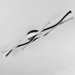 Plafonnier Serlande LED Noir, 1 lumière