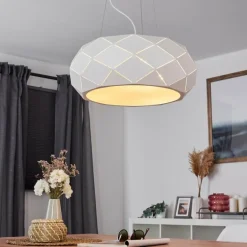 Plafonnier Shouver LED Blanc, 1 lumière