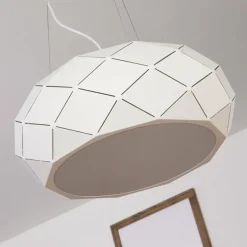 Plafonnier Shouver LED Blanc, 1 lumière