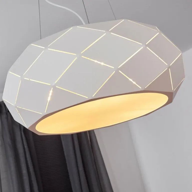 Plafonnier Shouver LED Blanc, 1 lumière