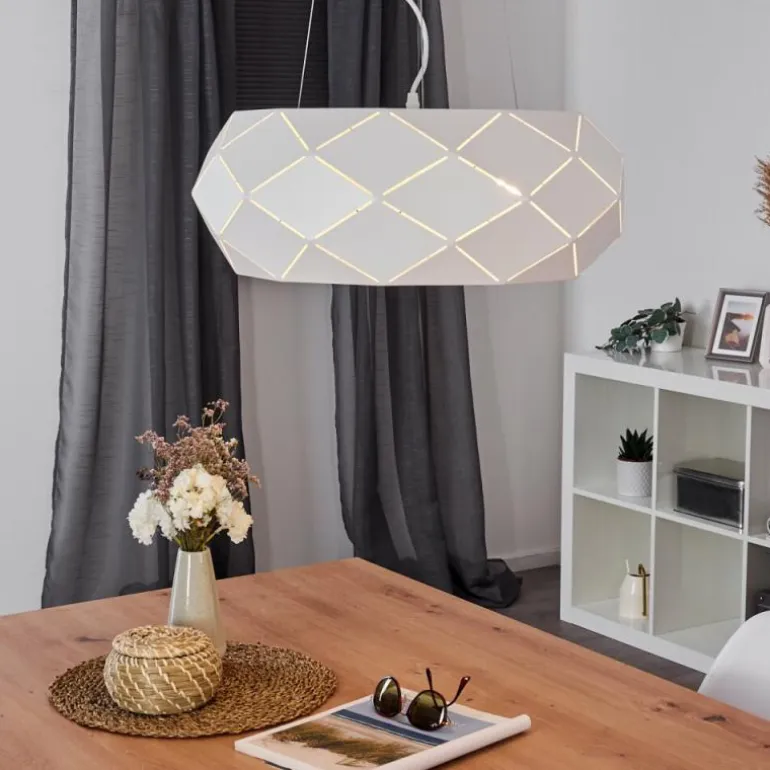 Plafonnier Shouver LED Blanc, 1 lumière