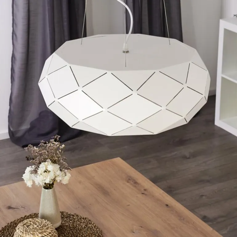 Plafonnier Shouver LED Blanc, 1 lumière