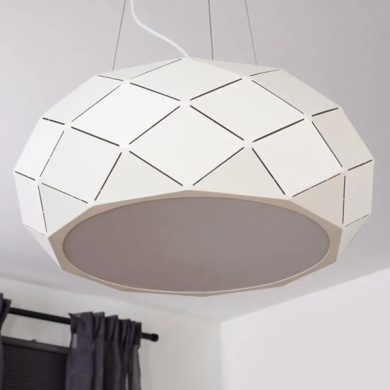 Plafonnier Shouver LED Blanc, 1 lumière