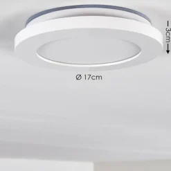 Plafonnier Siguna LED Blanc, 1 lumière