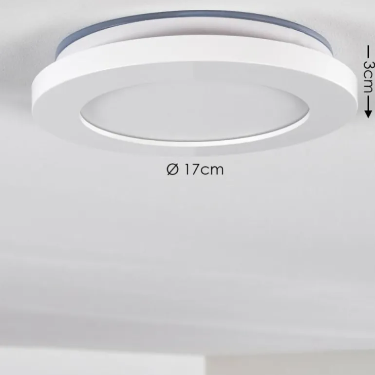 Plafonnier Siguna LED Blanc, 1 lumière