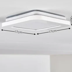 Plafonnier Siguna LED Blanc, 1 lumière