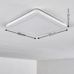 Plafonnier Siguna LED Blanc, 1 lumière