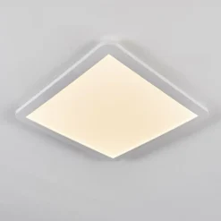 Plafonnier Siguna LED Blanc, 1 lumière